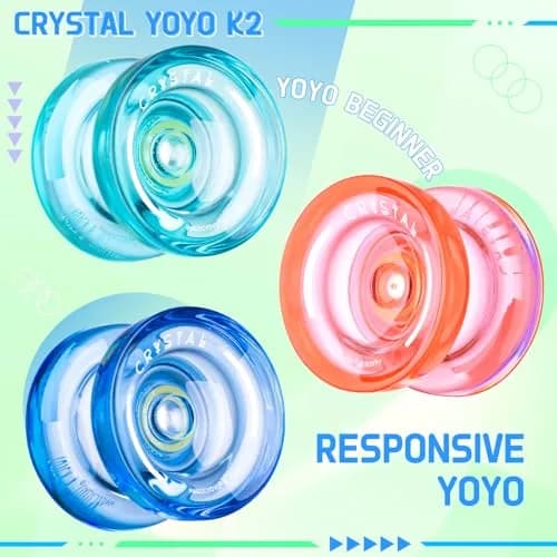 MAGICYOYO K2 Professional Crystal Yoyo 3-Pack | Responsive & Unresponsive Dual-Purpose Yo-yo Set thumbnail 6