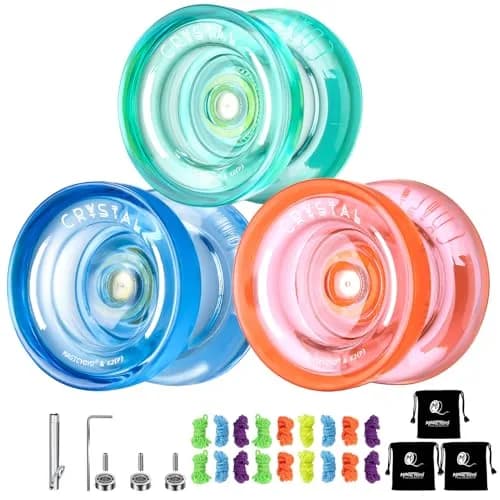 MAGICYOYO K2 Professional Crystal Yoyo 3-Pack | Responsive & Unresponsive Dual-Purpose Yo-yo Set thumbnail 1