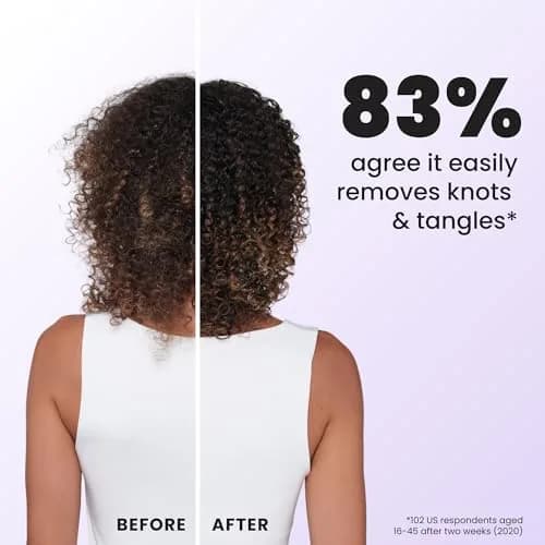 Tangle Teezer Ultimate Detangler Curly Hair Brush, 3C to 4C, Purple Passion (80g) thumbnail 6