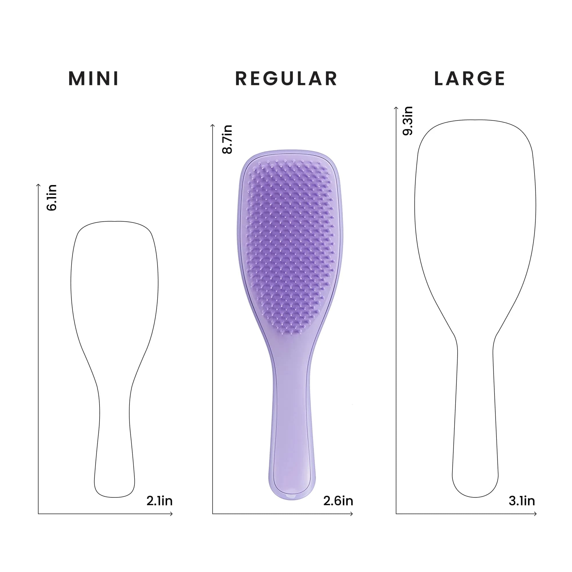 Tangle Teezer Ultimate Detangler Curly Hair Brush, 3C to 4C, Purple Passion (80g) - view 8