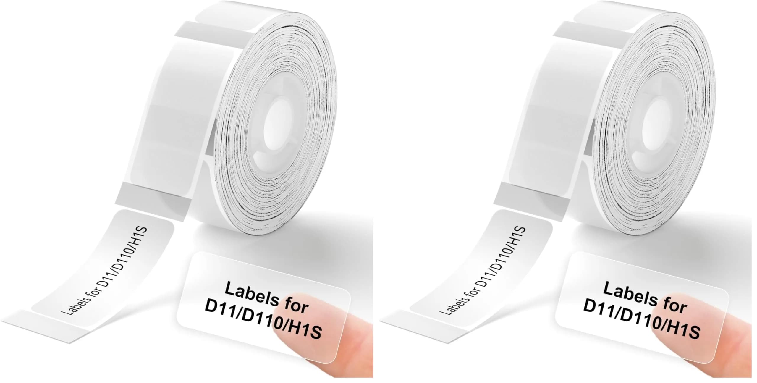 NIIMBOT Clear Thermal Label Stickers 14x50mm, 130 Labels/Roll, Waterproof Christmas Elements - main product image