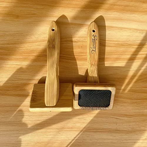 tyoungg Macrame Comb with Wooden Handle & Stainless Steel Needles | 14.5 cm (5.7 in) thumbnail 2
