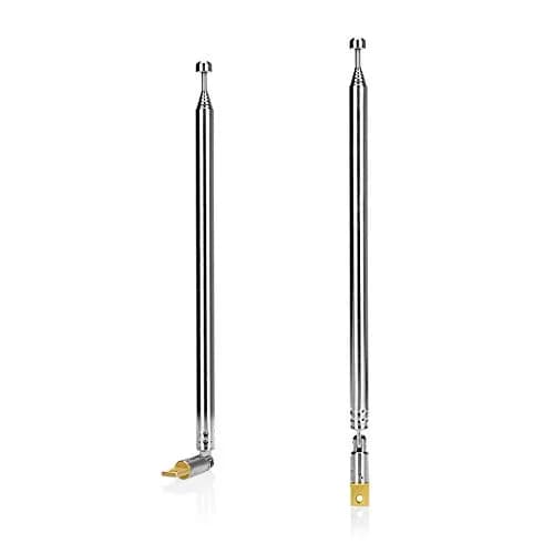 ENUODA Telescopic FM Antenna 17-76cm | Portable Radio & Home Stereo Receiver Compatible thumbnail 1