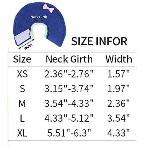 Haomian 4 Pack Soft Bird Elizabethan Collars for Small Parrots | Adjustable Cotton Recovery Cone (70-120 chars) thumbnail 2
