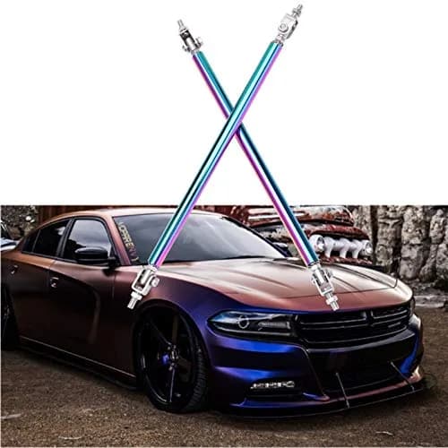 Rich Choices 2PCS Adjustable Splitter Strut Rods 8"-13" | Reinforce Front Lip & Diffuser (110 chars) thumbnail 2