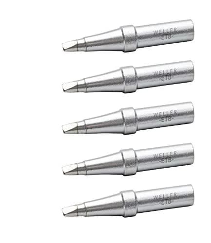 Weller ETB-5 Genuine Soldering Tip Set (5 PCS) | Screwdriver Tip, 2.4mm Width, Compatible with WE1010 Station thumbnail 1