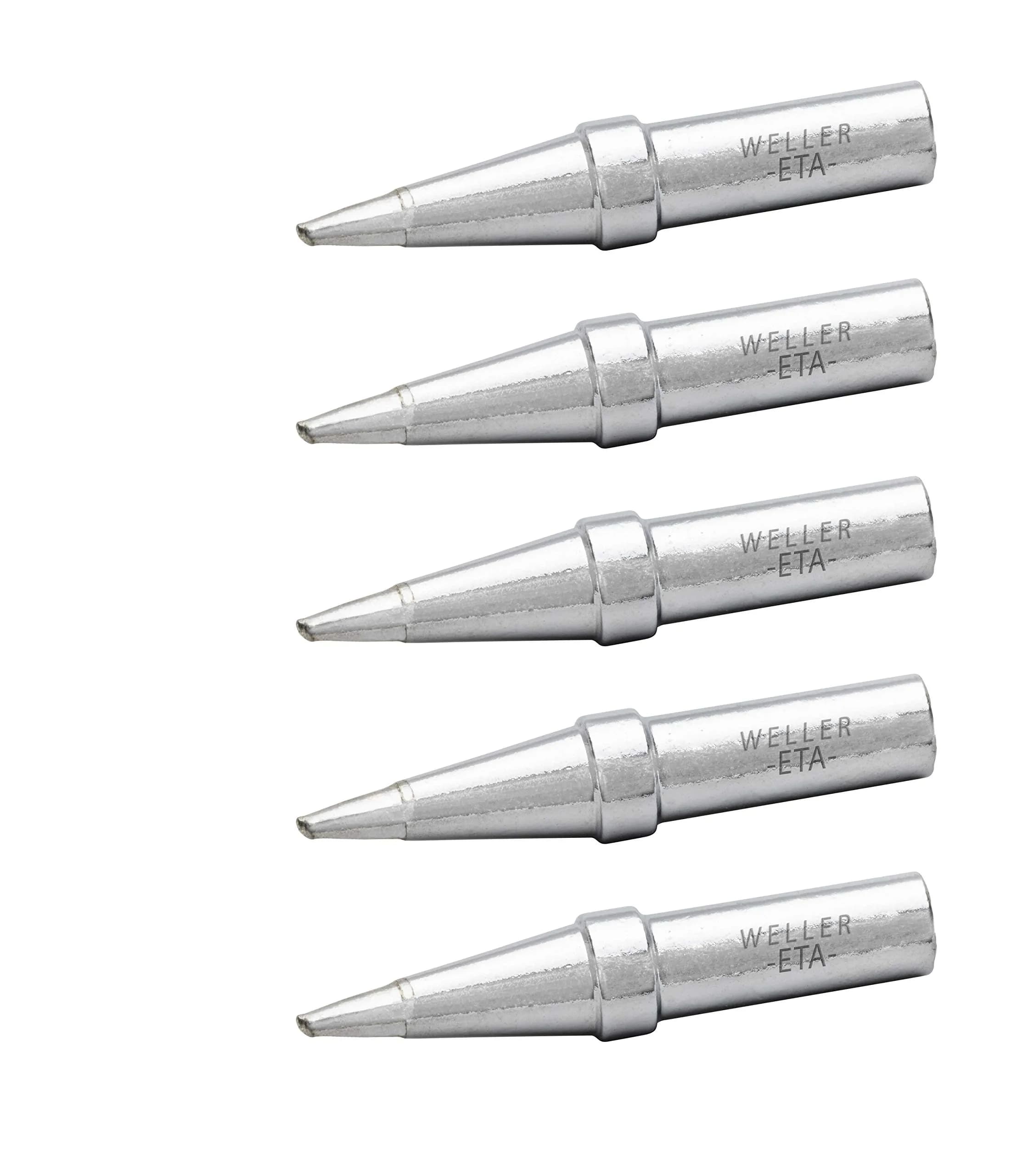Weller ETA-5 Soldering Tip Set (5 Pcs) | 1.6 mm Screwdriver Tip for WE1010 Station - main product image