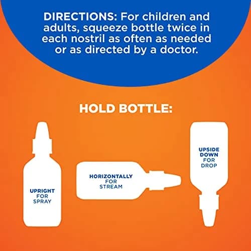 Amazon Basic Care Premium Saline Nasal Moisturizing Spray 90ml (3 fl oz) | Non-Medicated Relief for Dry, Irritated Nose thumbnail 7