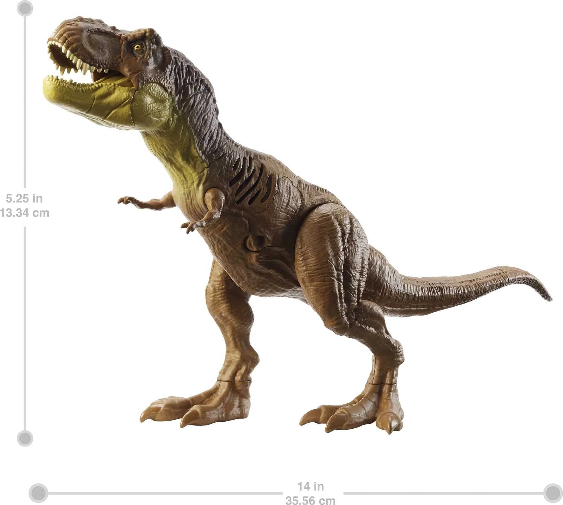 Mattel Jurassic World Sound Surge Tyrannosaurus Rex 30.48 cm (12 in) | Movie-Inspired Action Figure with Roaring Sounds - view 3