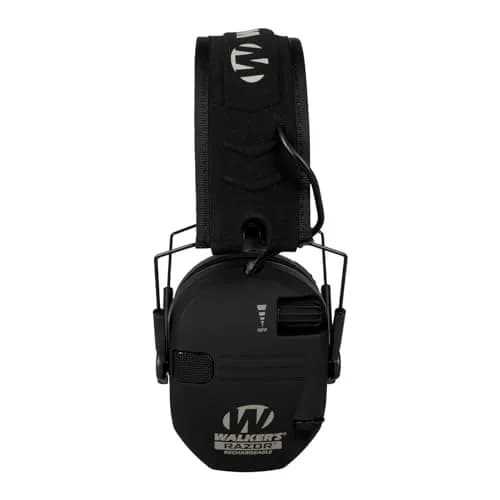 Walker's Razor Rechargeable Electronic Earmuffs | 21dB NRR, 80-Hour Battery, USB-C Charging, Black thumbnail 4