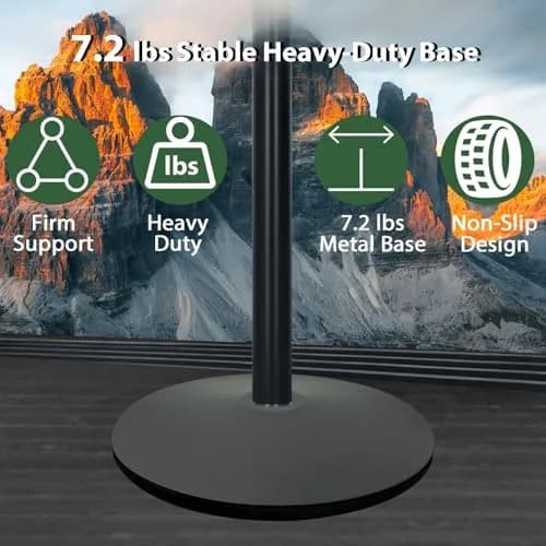 Mutualsign Heavy Duty Pedestal Sign Holder Stand 11x17" (28 x 43 cm) | Adjustable Height 31.5"-49" (80-125 cm) thumbnail 2