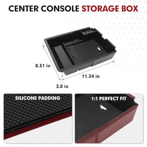 Autorder Center Console Organizer for Kia Sorento 2021-2026 | Durable ABS Plastic Storage Box thumbnail 5