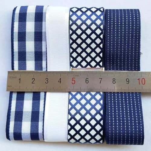 Libiline Navy Blue Grosgrain Satin Ribbon 25mm (1") | 20 Yards Craft DIY Accessory thumbnail 2