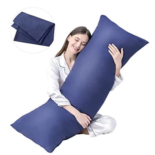 DOWNCOOL Luxury Body Pillow Insert with Cover 137cm (54") | Breathable Microfiber for Side Sleepers thumbnail 1