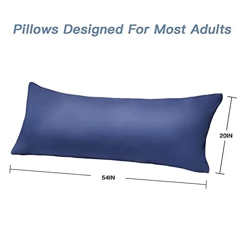 DOWNCOOL Luxury Body Pillow Insert with Cover 137cm (54") | Breathable Microfiber for Side Sleepers thumbnail 3