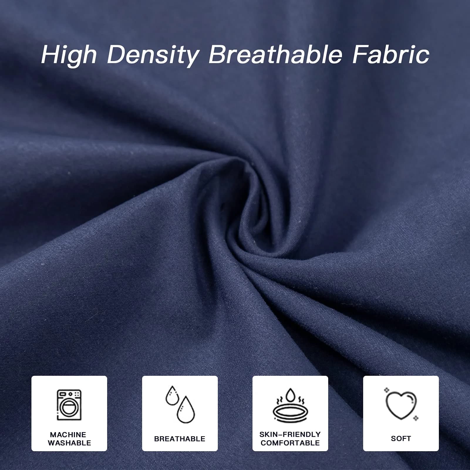 DOWNCOOL Luxury Body Pillow Insert with Cover 137cm (54") | Breathable Microfiber for Side Sleepers - view 4