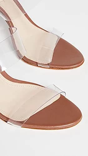 SCHUTZ Ariella Sandals 7.5 Medium US | Wood, Brown, Clear, Heeled 90mm thumbnail 5