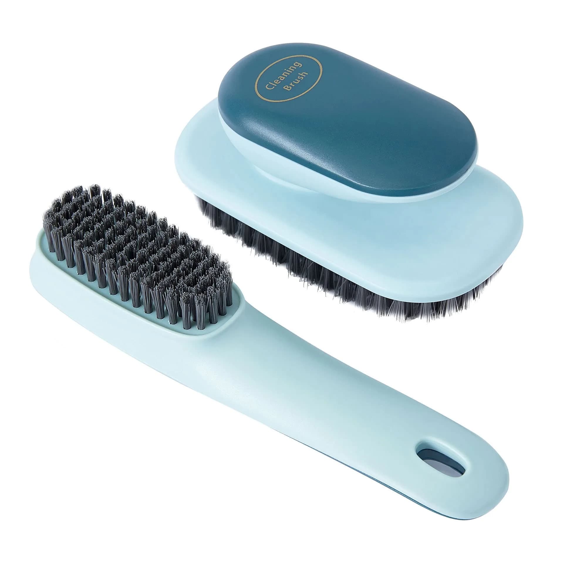 Laundry Brush Shoe Brush Shoe Cleaning Brush Scrub Brush for Stains | Household Cleaning & Shoe Care — White/Neutral