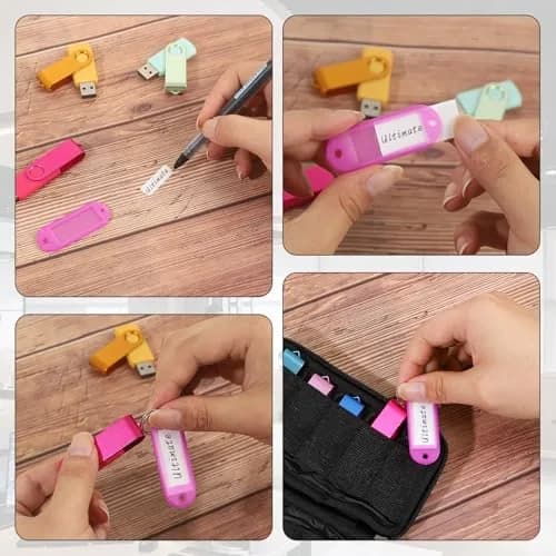 vellgo USB Flash Drive Case with 10 Slots | Portable Organizer for USB Memory Sticks thumbnail 6