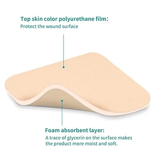 Dimora Foam Dressing 4x4 Inch | Highly Absorbent Waterproof Wound Care Pad thumbnail 3