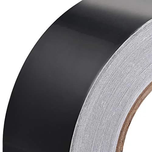 uxcell Black Matte Aluminum Foil Tape 50mm x 50m (164ft) | HVAC Sealing & Patching Tape thumbnail 4