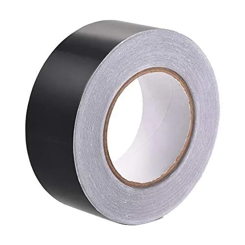 uxcell Black Matte Aluminum Foil Tape 50mm x 50m (164ft) | HVAC Sealing & Patching Tape thumbnail 1