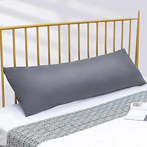 DOWNCOOL Luxury Full Body Pillow Insert with Cover 54"x20" (137cmx51cm) | Breathable Microfiber Pillow for Side Sleepers thumbnail 2