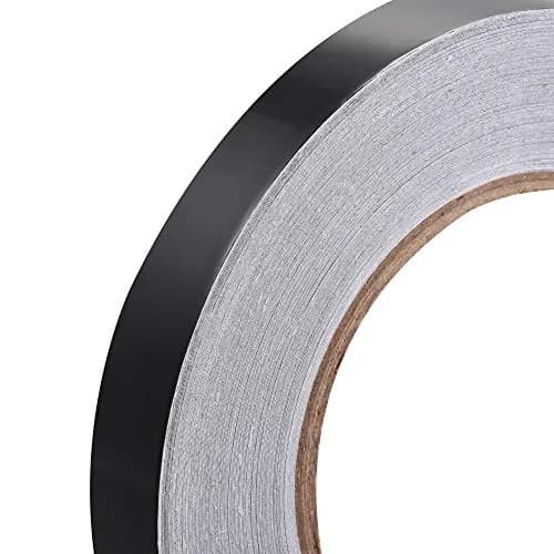uxcell Aluminum Foil Tape Black Matte 10mm x 50m (164ft) | Non-Reflective HVAC Sealing Tape thumbnail 4