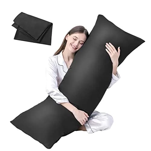 DOWNCOOL Luxury Full Body Pillow Insert with Cover 54"x20" | Soft, Breathable, and Supportive for Side Sleepers thumbnail 1