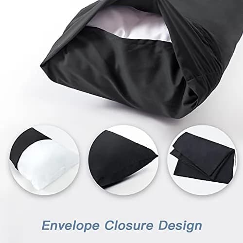 DOWNCOOL Luxury Full Body Pillow Insert with Cover 54"x20" | Soft, Breathable, and Supportive for Side Sleepers thumbnail 5