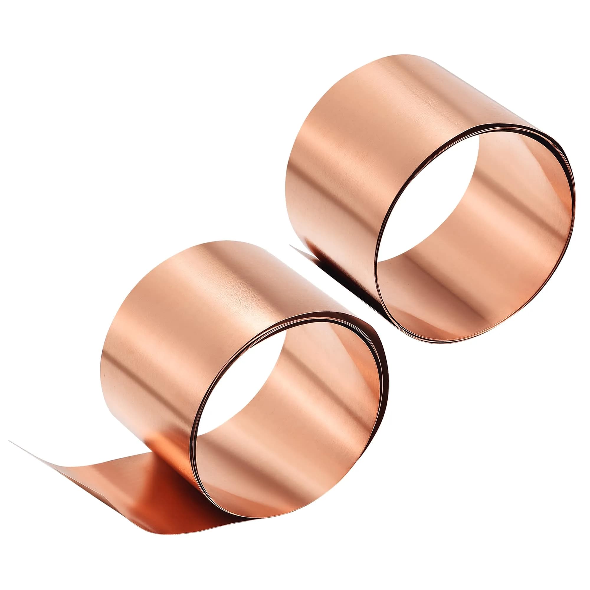 uxcell Copper Sheet Roll 0.1mm x 1000mm x 50mm | Pure Copper Foil Plate for DIY & Industrial Use — 1000 x 50 x 0.1mm