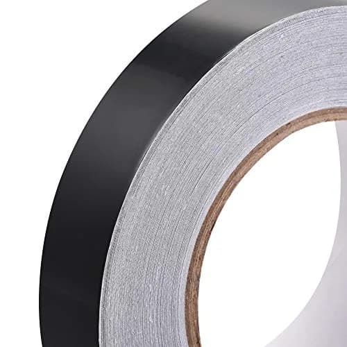 uxcell Black Matte Aluminum Foil Tape 25mm x 50m (0.98in x 164ft) | HVAC Sealing & Patching thumbnail 4