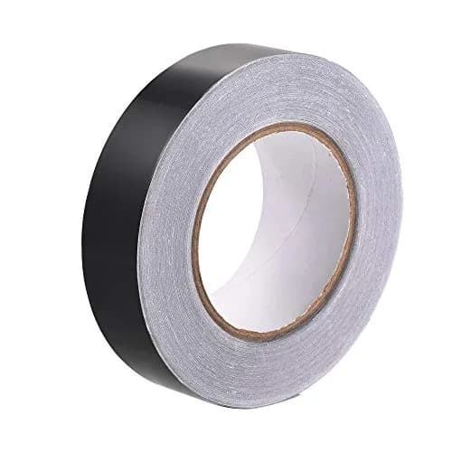 uxcell Black Matte Aluminum Foil Tape 25mm x 50m (0.98in x 164ft) | HVAC Sealing & Patching thumbnail 1