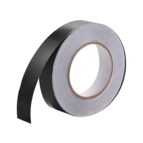 uxcell Black Matte Aluminum Foil Tape 25mm x 50m (0.98in x 164ft) | HVAC Sealing & Patching thumbnail 3