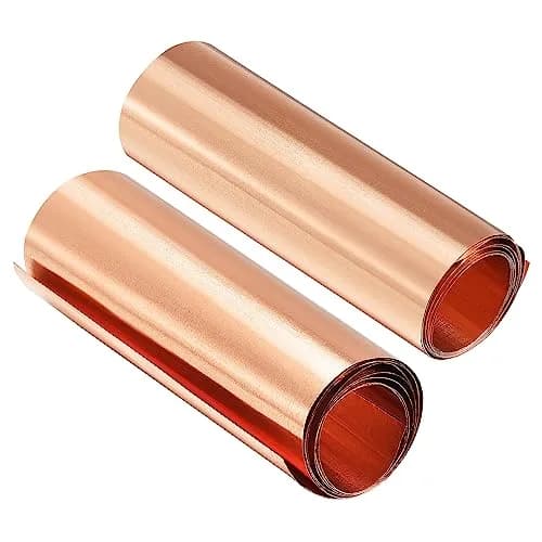 uxcell Copper Sheet Roll 1000mm x 100mm | High Conductivity & Corrosion Resistance thumbnail 1
