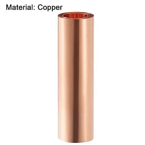 uxcell Copper Sheet Roll 1000mm x 100mm | High Conductivity & Corrosion Resistance thumbnail 3