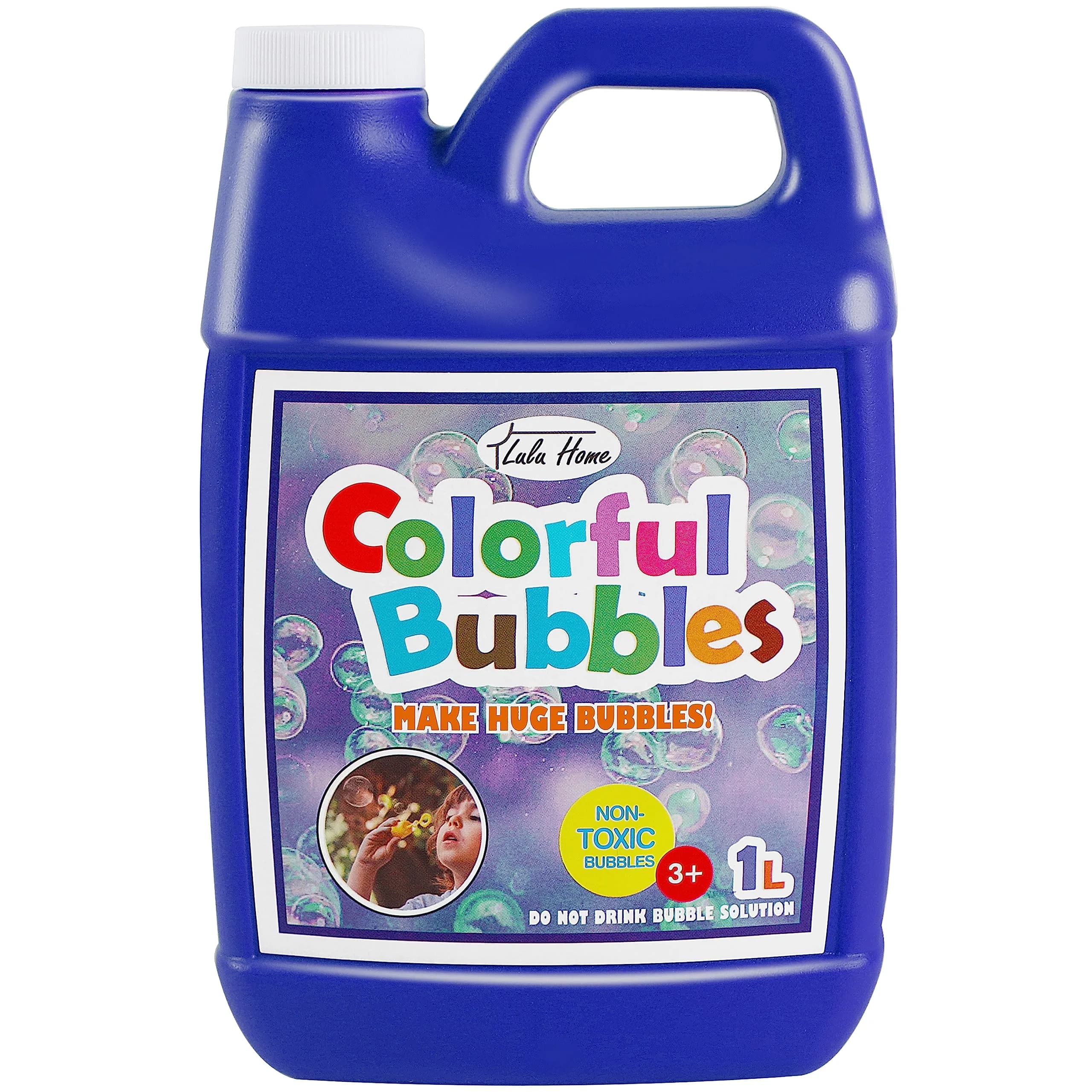 Lulu Home Concentrated Bubble Solution (1 L / 33.8 OZ) | Non-Toxic Bubble Maker Refill for Kids - main product image