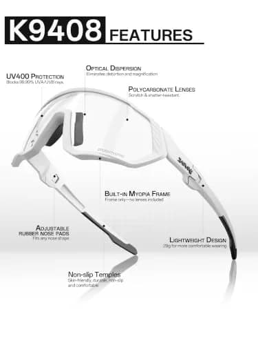KAPVOE Photochromic Cycling Glasses K9408 | UV400 Protection thumbnail 4