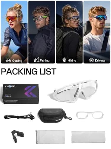 KAPVOE Photochromic Cycling Glasses K9408 | UV400 Protection thumbnail 6