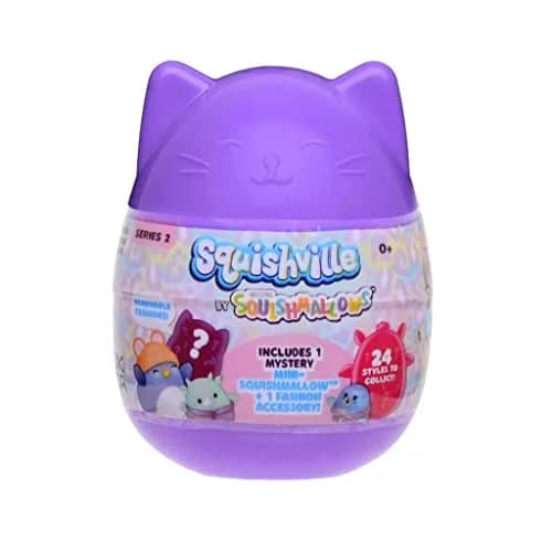 Squishmallows Squishville Mystery Mini Series 1 Plush Assortment - 2 Piece | Soft, Collectible, Assorted Styles thumbnail 6