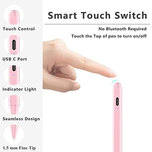 XIRON Stylus Pen for iPad 2018-2026 | Palm Rejection & Fast Charging (70-120 chars) thumbnail 4