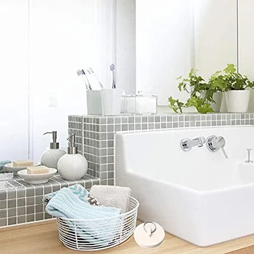 CICITOYWO 4-Piece Rubber Drain Stopper Set | Seals Tightly for Bathtubs & Sinks thumbnail 6