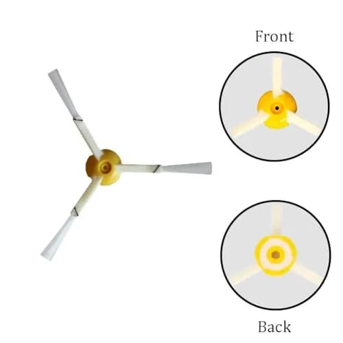 Generic 3-Pack Replacement Side Brush for iRobot Roomba 800 & 900 Series | Compatible with 600 Series Models, White thumbnail 3