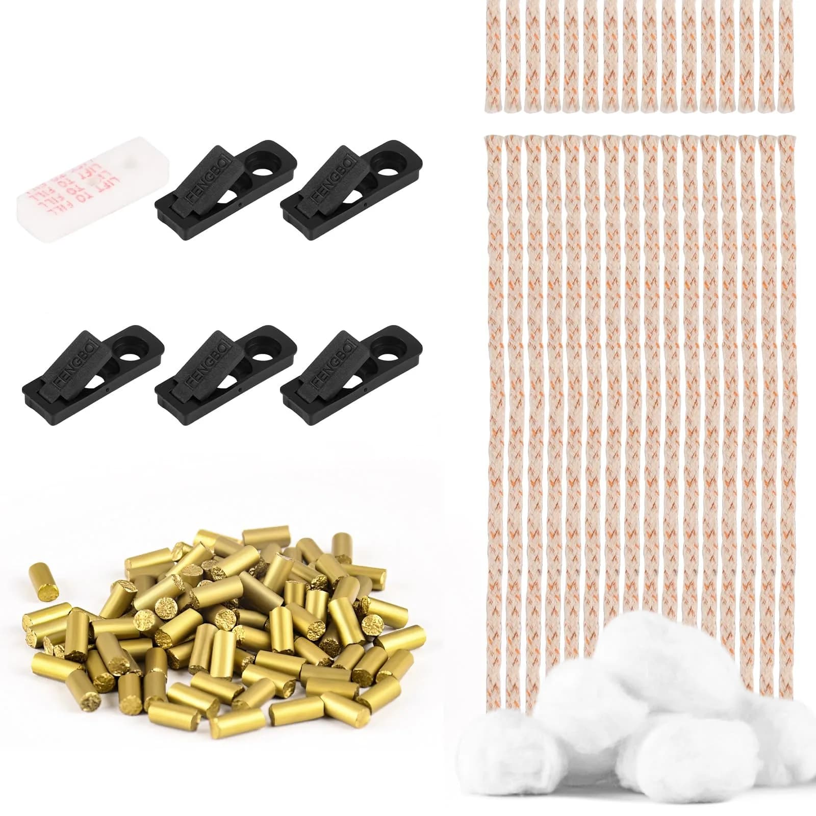 JINMUNIC Lighter Repair Kit for Zippo & Kerosene Lighters | 143 Pieces