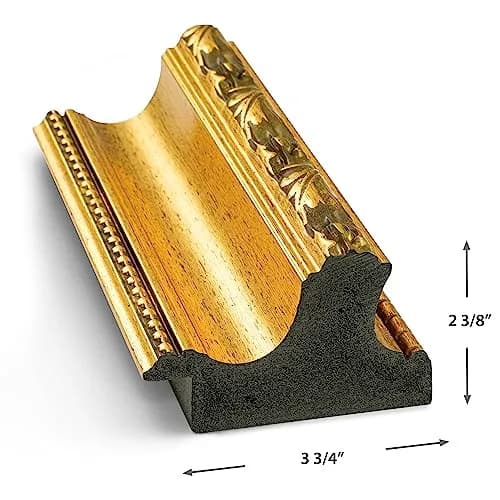 Frame My TV Ornate Gold 32" Deco TV Frame for Samsung The Frame/Pro TVs | Elegant Aluminum Design (70-120 chars) thumbnail 5