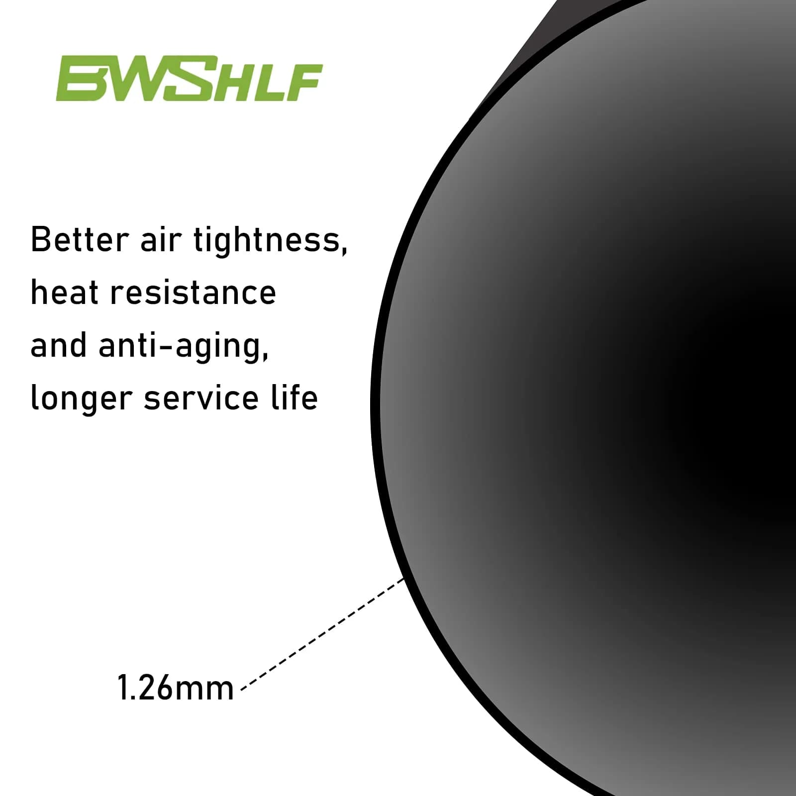 BWSHLF Bike Inner Tube 700x18/25C 48mm Presta Valve 2-Pack | High-Quality Butyl Rubber for Road Bikes - view 5