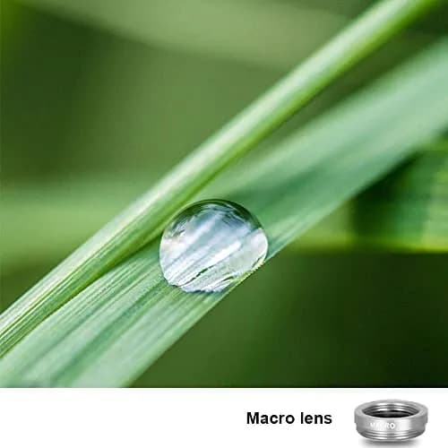 ANJIELO SMART 3-in-1 Universal Phone Camera Lens Kit - Wide Angle, Macro, Fisheye - Silver (Set of 3 Lenses) thumbnail 4