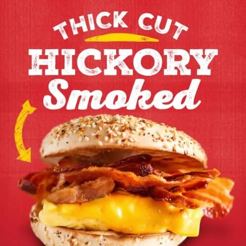 Jimmy Dean Hickory Smoked Thick Cut Bacon 12 oz | Crispy, Ready in Minutes, Gluten-Free thumbnail 3