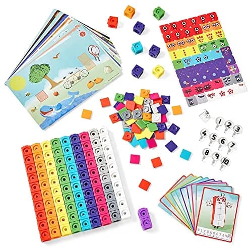 hand2mind MathLink Cubes Numberblocks 1-10 Activity Set | Educational Counting Blocks for Kids Ages 3-5 thumbnail 5
