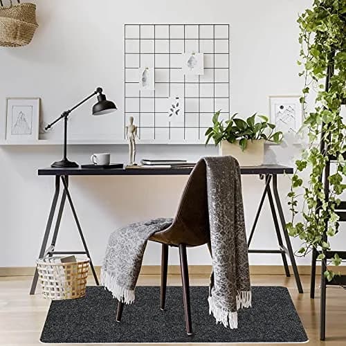 HengLiSam Dark Grey Chair Mat 120x90 cm (47x35 in) | Protects Hard Floors from Chair Damage thumbnail 7